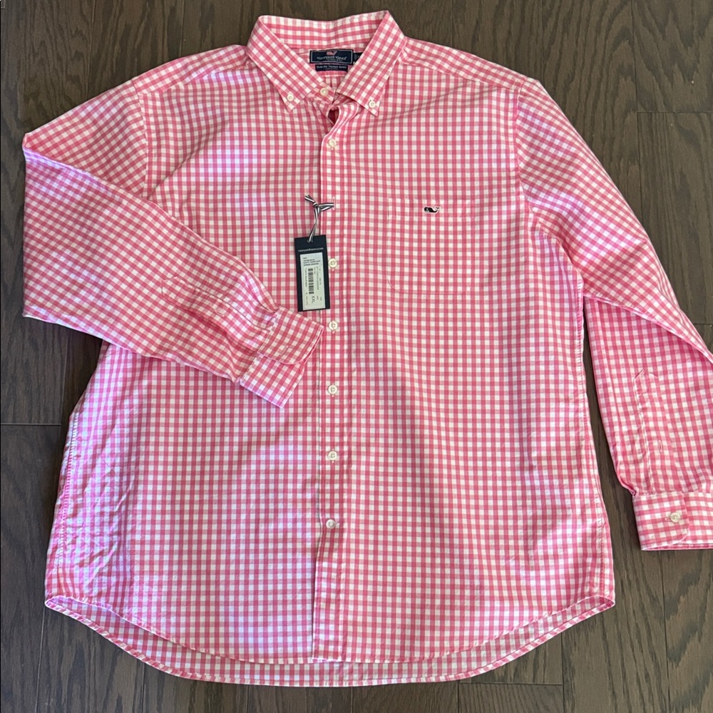NWT Vineyard Vines by Shep & Ian Slim Tucker Shirt